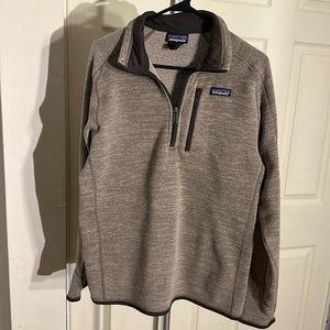Patagonia Better Sweater 1/4 Zip brown size medium